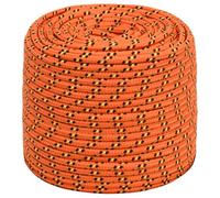 Corde de bateau Orange 8 mm 50 m Polypropylène