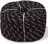 Corde de bateau polypropylène 10 mm 250 m noir