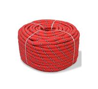 Corde de bateau Polypropylène 14 mm 50 m Rouge
