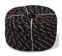 Corde de bateau Polypropylène 16 mm 50 m Noir