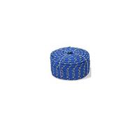 Corde de Bateau Polypropylène 8 mm 100 m Bleu Gréement Ligne de Quai