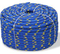 Corde de bateau polypropylène 8 mm 500 m bleu