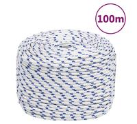 vidaXL Corde de bateau 152400 – Polypropylène 10 mm x 25 m – Rouge
