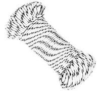 vidaXL Corde de bateau tressÃ© Blanc 3 mmx100 m Polyester