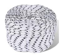152781 vidaXL Corde de bateau tressé Blanc 14 mmx100 m Polyester Blanc G
