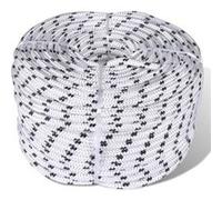 Corde de bateau tressée Polyester 12 mm 250 m Blanc Blanc G