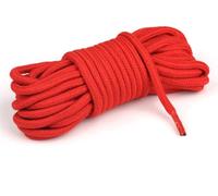 Corde de bondage de 10 m en coton doux - Corde BDSM pour débutants et confirmés - Kit de menottes SM pour jeux de rôle érotiques - Corde flexible pour les liens et le bondage