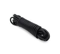 Corde de bondage noire en silicone
