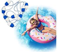 Corde de bouée flottante, barrière de séparation pour piscine intérieure et extérieure, extrémité peu profonde, 76, 34, 30, 25, 22, 20, 18, 16 pieds, peut séparer la profondeur, facile à installer (
