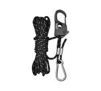 Corde De Camping - Ficelle en Nylon Résistant au Vent avec Ajusteur,Cordes De Vent pour Tente avec Tendeurs en Aluminium - pour Canopy Abri Randonnée Escalade Kayak Bâche Lumière De Croissance Auvent