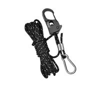 Corde De Camping | Lignes Réfléchissantes en Nylon | Corde Automatique de Camping Extérieur 4 mm - pour Canopy Abri Randonnée Escalade Kayak Bâche Lumière De Croissance Auvent Jardin
