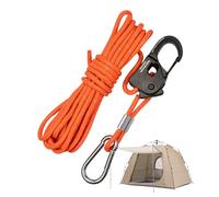 Corde De Camping - Lignes Réfléchissantes en Nylon | Corde Automatique de Camping Extérieur 4 mm,pour Canopy Abri Randonnée Escalade Kayak Bâche Lumière De Croissance Auvent Jardin