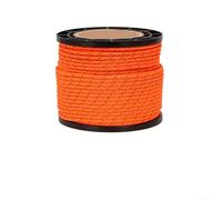Corde de camping réfléchissante de 4 mm d'épaisseur, corde en polyester PP avec résistance à la traction de 226,8 kg - Résistante aux intempéries - Pour sécuriser les tentes, les bâches, la randonnée