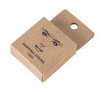 Corde de cartographie des sourcils - Marqueur à sourcils avec fil de 7,5 cm, utilisation simple | Cordes de pigment d'encre blanche avec facilité, cordes de cartographie pré-encrées pe