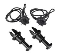 Corde De Chaîne Fixation Compatible Avec Seat Pour Ibiza 2002 2003 2004 2005 2006 2007 2008 2009 2010 Lot De 2 Lanières De Coffre Arrière Pièces De Rechange Pour Voiture 1M6867574A