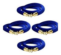 Corde de chandelier, Barrière de séparation luxueuse en velours, 4 pièces, avec crochets, for salles concert, grandes ouvertures(2m (6.13 feet))