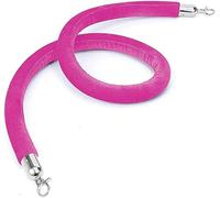 Corde de chandelier en velours, Cordes de suspension avec fermoirs argentés, for barrière file d'attente, for contrôle des foules lors grandes ouvertures - Rouge | 1,0 m(Purple,1.0m)