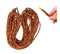 Corde De Chanvre Imperméable En Jute, Trempée Dans La Cire, Pour Allumage Extérieur, Camping, Randonnée, Sacs À Dos, Pique-Niques, Urgence