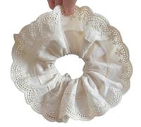 Corde De Cheveux Élastique Garniture En Dentelle Chouchou Queue De Cheval Grands Chouchous Ne Font Pas Mal Pour Fille Porte-queue De Cheval Pour Pour Mince