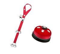 Corde De Cloches D ' Alerte Pour Animaux De Compagnie, 2 Pièces, Corde | Sonnette D'entraînement D'alarme Et Bouton Poussoir