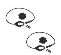 Corde de Coffre de Voiture Sangle de Maintien arrière de hayon pour Nissan Tiguan (2008-2018) - Noir satiné, Petite Corde à Boule - Référence : 5N0863447