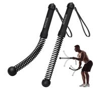 Corde de combat à ressort sans fil - RAVIKOR - 46.8cm x 8.9cm x 4.8cm Battle Rope multifonction force et musculation bras Façonnage