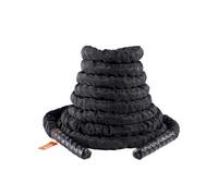 VEVOR Corde de combat, 38 mm, corde d'entraînement en polyester, 9,1 m, équipement d'exercice lourd avec manchon de protection et ancre, pour entraînement de force de base, la salle de gym à domicile