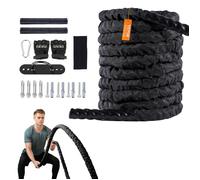 Corde de Combat-VEVOR-38 mm-Corde d'entraînement en Polyester-Entraînement de Force de Base, Renforcement Musculaire