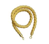 Corde de contrôle de foule extérieure de 5 m avec crochets en acier inoxydable pour la gestion d'événements et les lieux