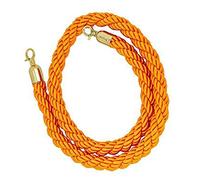 Corde de contrôle de foule multicolore 1,5 m Barrière de sécurité avec boucle autobloquante à suspendre pour la sécurité des événements Solution de gestion de foule lumineuse et attrayante