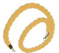 Corde de contrôle des foules - Noir - 1,5 m - Corde de barrière pour la gestion des files d'attente - Idéal pour les événements et les zones blic
