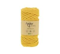 Generique Corde macramé Anchor Crafty Coton recyclé 250 g 108 Jaune (Moutarde)