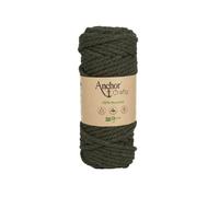 Corde De Coton Recyclé Macramé Anchor Crafty - 250gr - Anchor 121 Vert Kaki