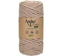 Schachenmayr Corde macramé coton recyclé Anchor Crafty Fine – 250 g, env. 65 m – 106 Marron (Pearl)
