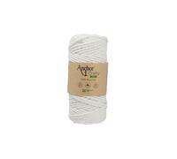 Corde de Coton Recyclé Macramé Anchor Crafty Fine - 250gr - Anchor(...) - 1131 Neige 1131 Neige