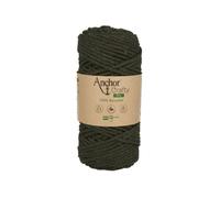 Corde De Coton Recyclé Macramé Anchor Crafty Fine - 250gr - Anchor 121 Vert Kaki