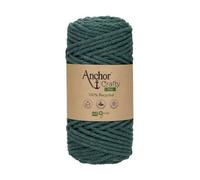 Corde De Coton Recyclé Macramé Anchor Crafty Fine - 250gr - Smc 111 Vert (Forêt)