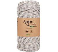 Corde de Coton Recyclé Macramé Anchor Crafty Fine Metallic - 250gr - Anchor(...) - Blanc Blanc