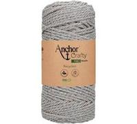 Corde de Coton Recyclé Macramé Anchor Crafty Fine Metallic - 250gr - Anchor(...) - Gris