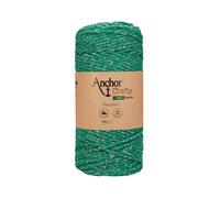 Corde De Coton Recyclé Macramé Anchor Crafty Fine Metallic - 250gr - Anchor Vert