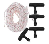 Corde de Démarrage 4mm avec Poignée, PP Polyester Réglable | Tondeuse à Gazon, Générateur et Tronçonneuse, Remise en Marche Facile, Lot Complet