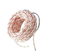 Corde de démarrage de rechange pour petits outils de moteur, y compris tondeuses à gazon et débroussailleuses, construction en nylon de 12 m (corde de 12 m 3 mm, 1 pièce)