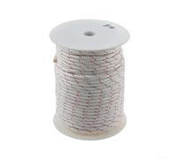 Corde de démarrage en nylon de 5 mm, cordon de traction de 50 m pour tronçonneuse, tondeuse à gazon, tondeuse, souffleur de feuilles, ligne de rechange en mélange de lin pour réparation de petits