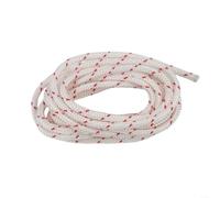 Corde de démarrage pour tondeuse à gazon 3,4 mm x 2 m en nylon pour tondeuses à essence, tronçonneuses, débroussailleuses, souffleurs de feuilles, outils de jardin, pièce de rechange