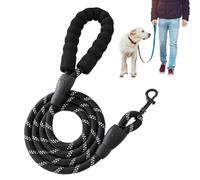 Corde de dressage pour chiens, corde de dressage pour chiens - Ceinture de traction pour chiot réfléchissante - Laisse de Traction pour chiot souple en corde robuste avec poignée rembourrée pour explo