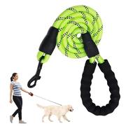 Corde de dressage pour chiens, corde de traction réfléchissante pour animaux de compagnie, poignée rembourrée en nylon, laisse de corde de traction pour animaux de compagnie, chiens de dressage de