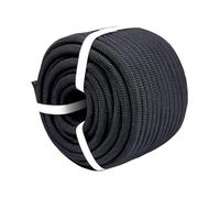 Corde de gréement Double en Polyester Haute résistance - 6 mm, adaptée au tirage d'arbres, à la Voile, au Camping, etc. Corde, 10 m/20 m/30 m/40 m/50 m/60 m, 48 brins, spécifique pour l'exté