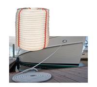 Corde de gréement en Polyester Blanc de qualité Industrielle, Corde d'ancre de 20 mm (0,79), adaptée aux Yachts, canoës, voiliers, Jet Skis et Bateaux, avec des Longueurs allant de 10 à 100