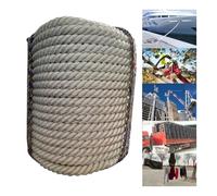 Corde de gréement en Polyester imperméable de 18 mm - Corde d'ancrage de lit de qualité Marine de 20 m, adaptée aux Yachts, Structures en C, Construction, Cordes à Linge, Conception Robuste