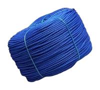 Corde de gréement Robuste 3/4 Pouce x 164 pi - polypropylène imperméable, âme à Trois torons, Convient pour la Navigation de Plaisance, Le gréement, Le Yachting et Les projets de Bricolage (